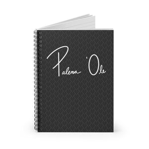 Spear Script Spiral Notebook - Ruled Line