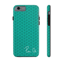 Load image into Gallery viewer, Spear Script Phone Case (Teal)
