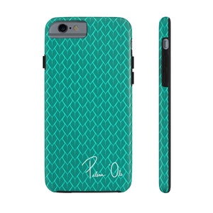 Spear Script Phone Case (Teal)