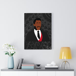 King Lunalilo Canvas Gallery Wraps (Black)