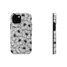 Load image into Gallery viewer, Hibiscus Phone Case (B&amp;W)
