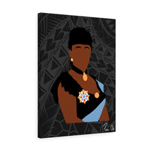 Load image into Gallery viewer, Queen Liliuokalani Canvas Gallery Wraps (Black)
