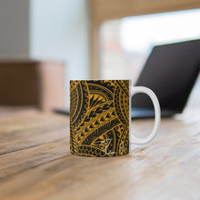 Load image into Gallery viewer, Tribal Graphic Mug 11oz (Yellow)
