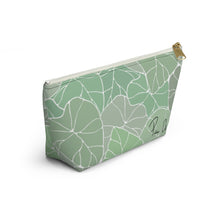 Load image into Gallery viewer, Light Kalo Script Accessory Pouch w T-bottom
