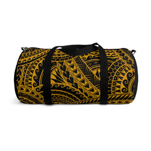 Tribal Script Duffel Bag (Yellow)