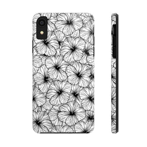 Hibiscus Phone Case (B&W)
