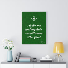 Load image into Gallery viewer, Scripture Canvas Gallery Wraps (Green)
