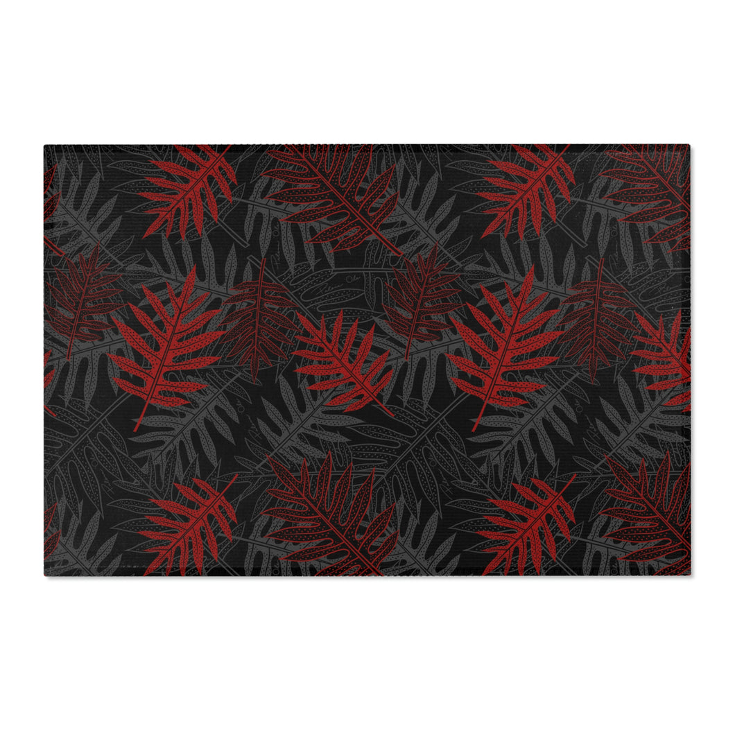 Laua’e Area Rug (Red)