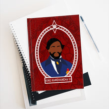 Load image into Gallery viewer, Tribal King Kamehameha III Journal - Ruled Line (Red)
