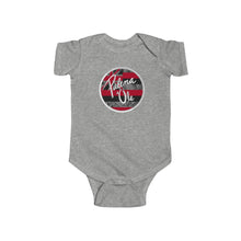 Load image into Gallery viewer, Kanaka Kollection Palena ‘Ole Flag Infant Fine Jersey Bodysuit (Gray)
