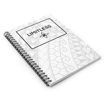 Load image into Gallery viewer, Tribal LIMITLESS Square Spiral Notebook - Ruled Line (White)

