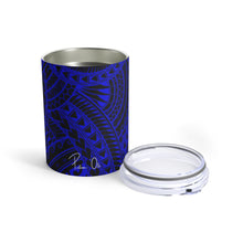 Load image into Gallery viewer, Tribal Tumbler Cup 10oz (Royal Blue)
