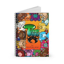 Load image into Gallery viewer, TEDDY TRIBE Spiral Notebook - Ruled Line (Full Tribe)

