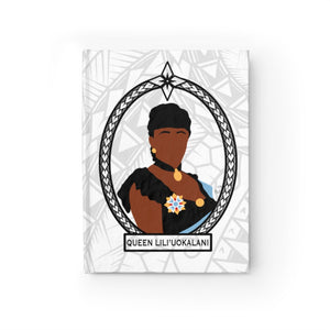 Tribal Queen Liliuokalani Journal - Ruled Line (White)