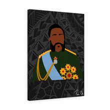 Load image into Gallery viewer, King Kalākaua Canvas Gallery Wraps (Black)
