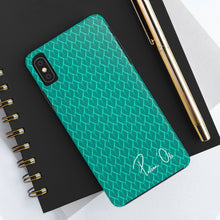 Load image into Gallery viewer, Spear Script Phone Case (Teal)
