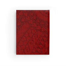 Load image into Gallery viewer, Tribal King Kalākaua Journal - Ruled Line (Red)
