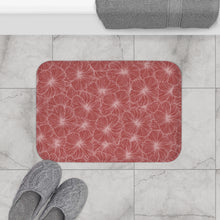 Load image into Gallery viewer, Hibiscus Bath Mat (Light Pink)
