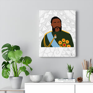 King Kalākaua Canvas Gallery Wraps (White)
