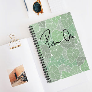 Light Kalo Script Spiral Notebook - Ruled Line