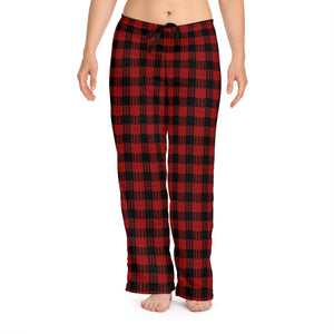 Women’s Kanaka Plaid Pajama Pants (Red)