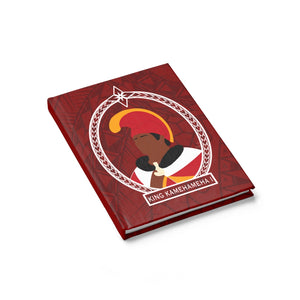 Tribal King Kamehameha I Journal - Ruled Line (Red)