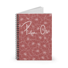 Load image into Gallery viewer, Hibiscus Spiral Notebook - Ruled Line (Light Pink)
