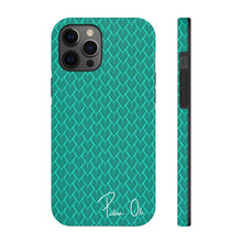 Load image into Gallery viewer, Spear Script Phone Case (Teal)
