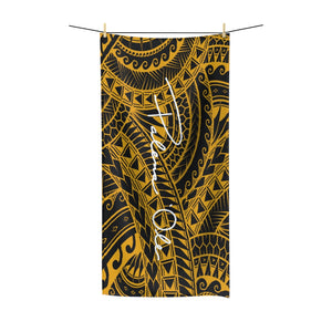 Tribal Polycotton Towel (Yellow)