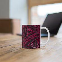 Load image into Gallery viewer, Tribal Graphic Mug 11oz (Pink)
