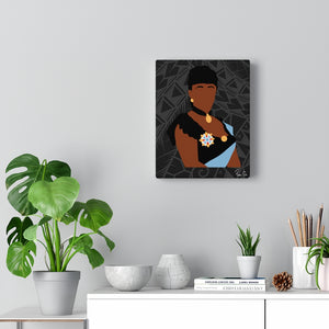 Queen Liliuokalani Canvas Gallery Wraps (Black)