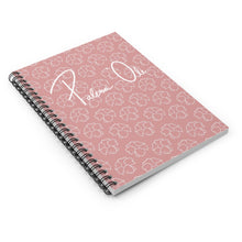 Load image into Gallery viewer, Puakenikeni Spiral Notebook - Ruled Line (Pink)
