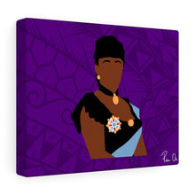 Load image into Gallery viewer, Queen Liliuokalani Canvas Gallery Wraps (Purple)
