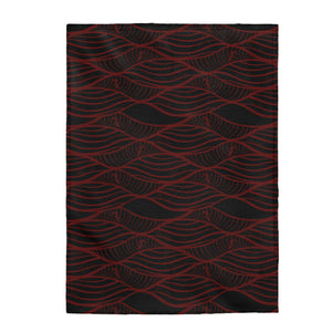 NALU Velveteen Plush Blanket (Red)