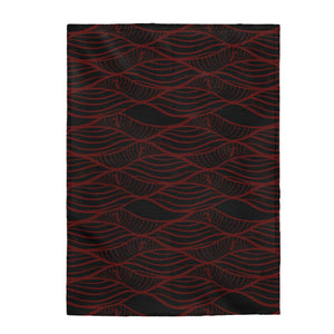NALU Velveteen Plush Blanket (Red)