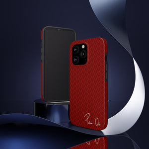 Spear Script Phone Case (Red)