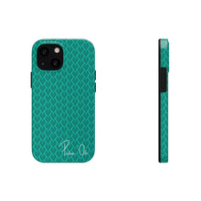 Load image into Gallery viewer, Spear Script Phone Case (Teal)
