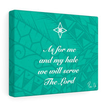 Load image into Gallery viewer, Scripture Canvas Gallery Wraps (Teal)

