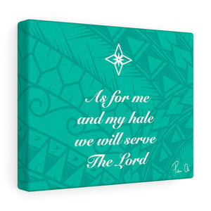 Scripture Canvas Gallery Wraps (Teal)