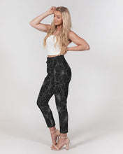 Load image into Gallery viewer, Hibiscus Women&#39;s Belted Tapered Pants (Gray)

