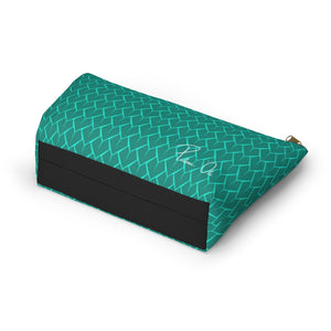 Spear Script Accessory Pouch w T-bottom