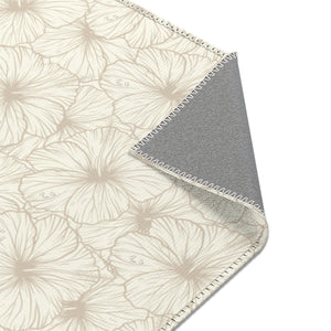 Hibiscus Area Rug (Off White)