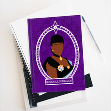 Load image into Gallery viewer, Tribal Queen Liliuokalani Journal - Ruled Line (Purple)
