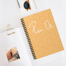 Load image into Gallery viewer, Puakenikeni Spiral Notebook - Ruled Line (Light Orange)
