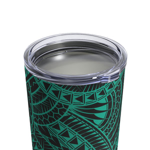 Tribal Tumbler Cup 10oz (Teal)