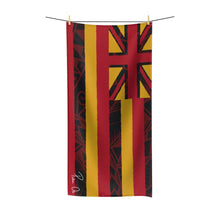 Load image into Gallery viewer, Tribal Flag Polycotton Towel (Red)
