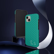 Load image into Gallery viewer, Spear Script Phone Case (Teal)
