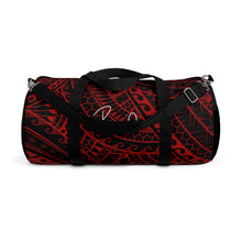 Load image into Gallery viewer, Tribal Script Duffel Bag (Red)
