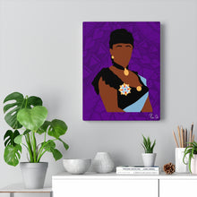 Load image into Gallery viewer, Queen Liliuokalani Canvas Gallery Wraps (Purple)
