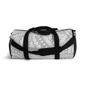 Tribal Script Duffel Bag (White)